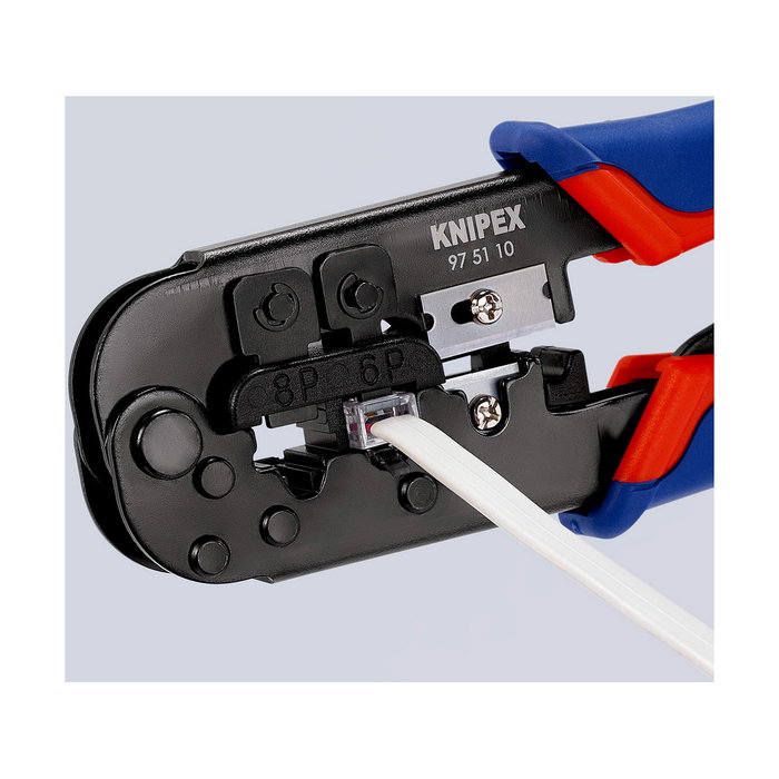 Knipex Crimpadora para conectores RJ11, RJ12 y RJ45