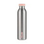 Milán Botella isotérmica Sylver 591ml Plata y Tapón Rosa