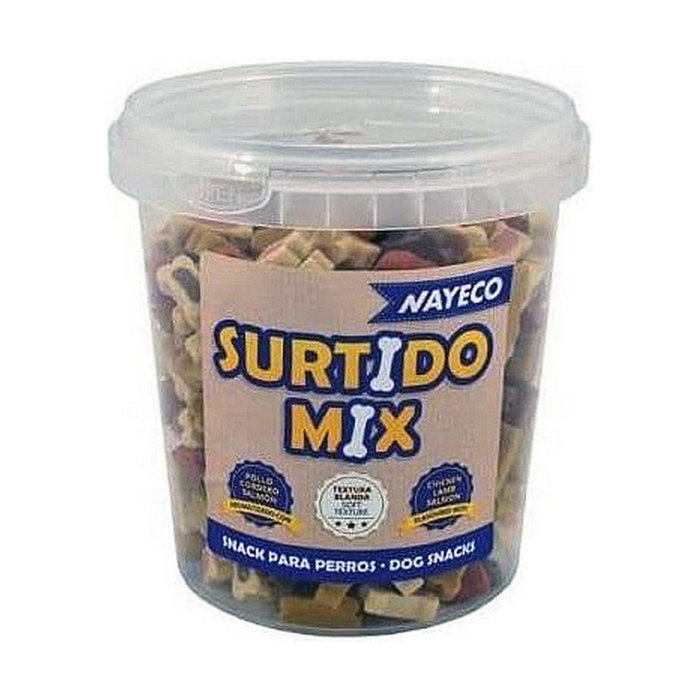 Nayeco Snacks para Perros Surtido Mix Pollo Salmón Cordero 500 g