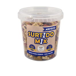 Nayeco Snacks para Perros Semi-húmedos Surtido Mix Pollo Salmón Cordero Adiestramiento 500 gr