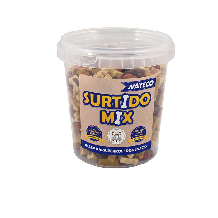 Nayeco Snacks para Perros Surtido Mix Pollo Salmón Cordero 500 g