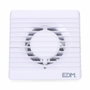Edm Extractor de aire 12W 135x135mm Blanco