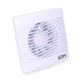 Edm Extractor de aire 15W Ø10cm Blanco