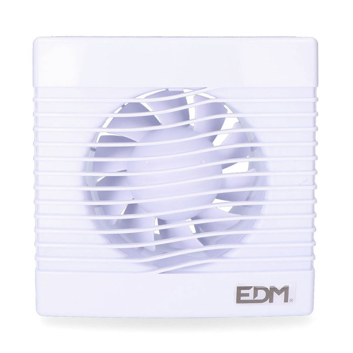 Edm Extractor de aire 15W Ø10cm Blanco