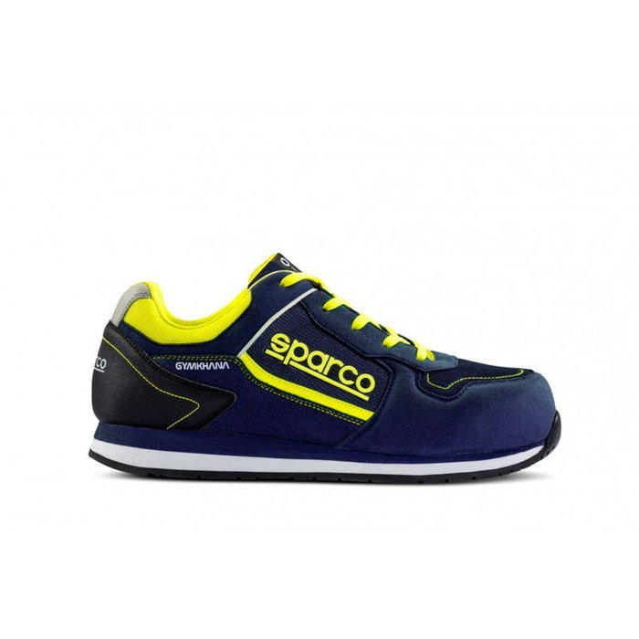 Sparco Gymkhana Zapatos Deportivos de Seguridad Talla 41 Azul Marino/Amarillo