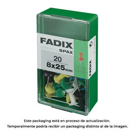 Fadix 10920525 Chincheta Alfiler Surtido 8 x 25 mm Caja 20 Unidades