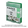 Fadix 10920549 Chincheta Plana Blanca 9 mm Caja 100 Unidades