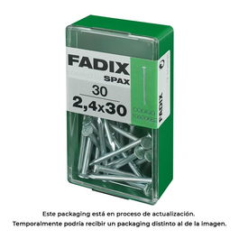 Fadix 10920662 Clavo CP Acero 2,4x30mm Caja 30 Unid.