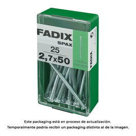 Fadix 10919826 Clavo CP Acero 2,7x50mm Caja 25 Unidades