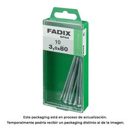 Fadix 10919932 Clavo CP Acero 3,0 x 80mm Caja 10 Unidades