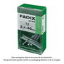 Fadix 10920402 Clavo Estriado Acero 2,7x40mm Caja 12 Unidades