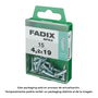Fadix 10921997 Caja 15 Unid. Tornillo Rosca Chapa CP Cinc 4,2x19mm