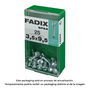 Fadix 10922178 Tornillo Rosca Chapa Cr Autot. Acero Redonda 3,5x9,5mm Din 7504n Caja 25 Unid.