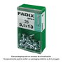 Fadix 10922192 Tornillo Rosca Chapa Cr Autot. Cabeza Redonda 3,5x13mm Acero Caja 25 Unidades
