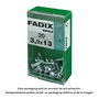 Fadix 10922277 Tornillo Rosca Chapa Autotaladrante Redondo Acero 3.9x13mm Caja 20 Unid.