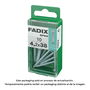 Fadix 10922499 Tornillo Rosca Chapa Redonda Autotaladrante 4,2x38mm Caja 10 Unidades