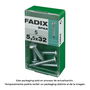 Fadix Tornillo Roscachapa Autotaladrante Redonda 5.5x32mm Caja 5 Unidades 10922635
