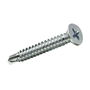 Fadix 10922673 Tornillo Rosca Chapa Autotaladrante Cincado Plano 3,5x19mm Caja 20 Unidades