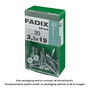 Fadix 10922673 Tornillo Rosca Chapa Autotaladrante Cincado Plano 3,5x19mm Caja 20 Unidades