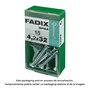 Fadix 10922758 Tornillo Rosca Chapa Autotaladrante Cincado 4,2x32mm Caja 15 Unid.