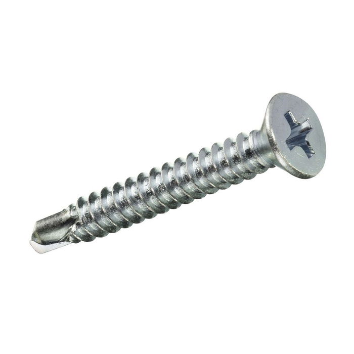 Fadix Tornillo Rosca Chapa Autotaladrante Cincado 4,8x25mm Caja 10 Unidades 10922796