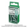 Fadix 10910052 Tornillo Roscachapa Hexagonal Autotaladrante 5,4x32mm Caja 6 Unidades