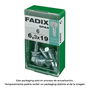 Fadix 10910069 Tornillo rosca chapa hexagonal autotaladrante 6,3x19mm Caja 6 Unidades Acero DIN 7504K