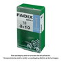 Fadix 10915675 Tornillo Métrica M 3x10mm Plana Acero Caja 18 Unidades