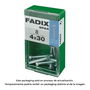 Fadix Tornillo Métrica M 4x30mm Cabeza Plana Caja 8 Unidades Referencia 10915811