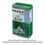 Fadix 10915880 Tornillo Métrica Cabeza Plana M 5 x 10 mm Caja 10 Unidades