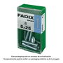 Fadix 10915941 Caja 8 Unidades Tornillo Métrica M 5x25mm Plana Acero DIN 965