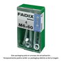 Fadix 10912346 Tornillo Métrica con Tuerca Hexagonal Zinc M 6x60mm Caja 4 Unidades