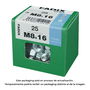 Fadix 10912414 Tornillo Métrica Hexagonal con Tuerca Cincado M 8 x 16 mm Caja 25 Unidades