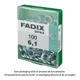 Fadix 10919567 Arandela de Presión Acero 6.1 mm Caja 100 Unidades Din 127