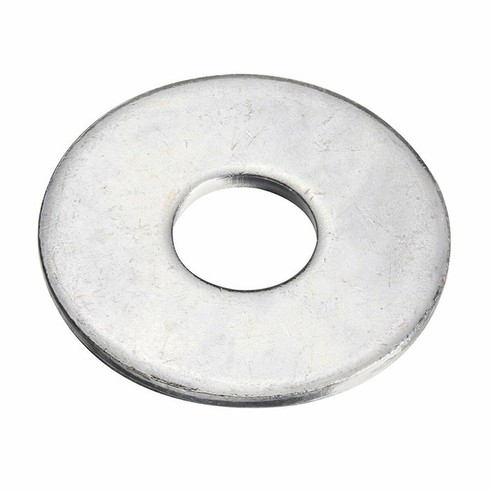 Fadix Caja de 50 arandelas planas anchas de acero cincado 10,5x30mm