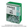Fadix 10917228 Tuerca M4 Acero Cincado Din 934 Caja 100 Unidades