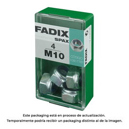 Fadix Tuerca Autofreno M 10 con Recubrimiento Cincado Caja 4 Unidades - 10917761