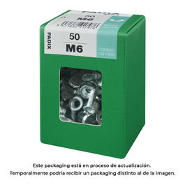 Fadix 10917976 Tuerca Mariposa Zinc M 6 Caja 50 Unidades Acero Cincado