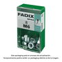Fadix 10918201 Tuerca Ciega Zinc M 6 Caja 8 Unidades Acero Cincado DIN 1587