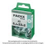 Fadix 10919697 Caja M 40 Unid. Arandela Ancha Cinc 6,6x22x2mm Acero Con Recubrimiento Cincado Din 440