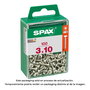 Spax 4201010300102 Tornillo para Madera Cabeza Redonda Wirox 3,0x10mm Caja 100 Unidades