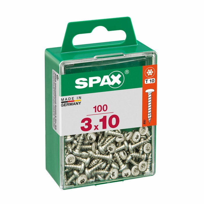 Spax Tornillo para madera Cabeza redonda Wirox 3,0x10mm (100 unidades) inevitable Spax Tornillo para madera Cabeza redonda Wirox 3,0x10mm (100 unidades) inevitable