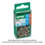 Spax 4197000350251 Tornillo Madera Inoxidable A2 Cabeza Plana T-star Plus T15 3,5x25mm Caja 25 Unidades