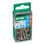 Spax Tornillo para madera acero inoxidable A2 cabeza plana 4,0x35mm (25 unidades)
