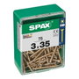 Spax Tornillo para Madera Cabeza Plana Yellox 3,0x35mm (75 unidades) inevitable