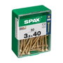 Spax Tornillo para Madera Cabeza Plana Yellox 3,5x40mm (50 unidades)身- 4081020350402