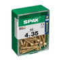 Spax Tornillo para Madera Cabeza Plana Yellox 4,0x35mm (50 unidades)
