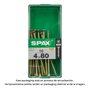 Spax Tornillo Madera Cabeza Plana Yellox 4.0x80mm Caja 10 Unid. 4081020400801
