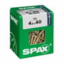 Spax Tornillo para Madera Universal Cabeza Plana Yellox 4,5x40mm (100 unidades)