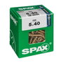 Spax Tornillo Madera Cabeza Plana Yellox 5,0x40mm (100 uds.)